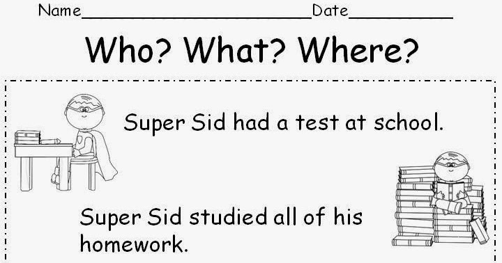 Dr. Clements' Kindergarten : Reading Comprehension (FREEBIE)