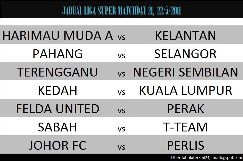 Perlawanan antara Felda United dan Perak akan disiarkan secara