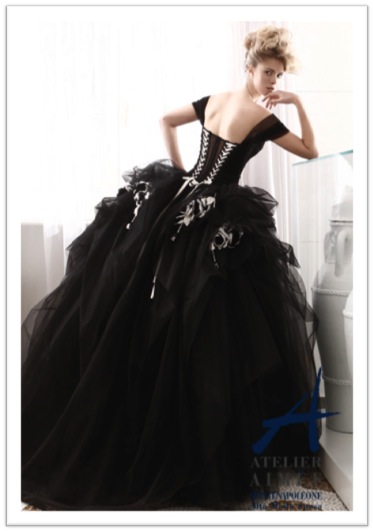 black victorian dress