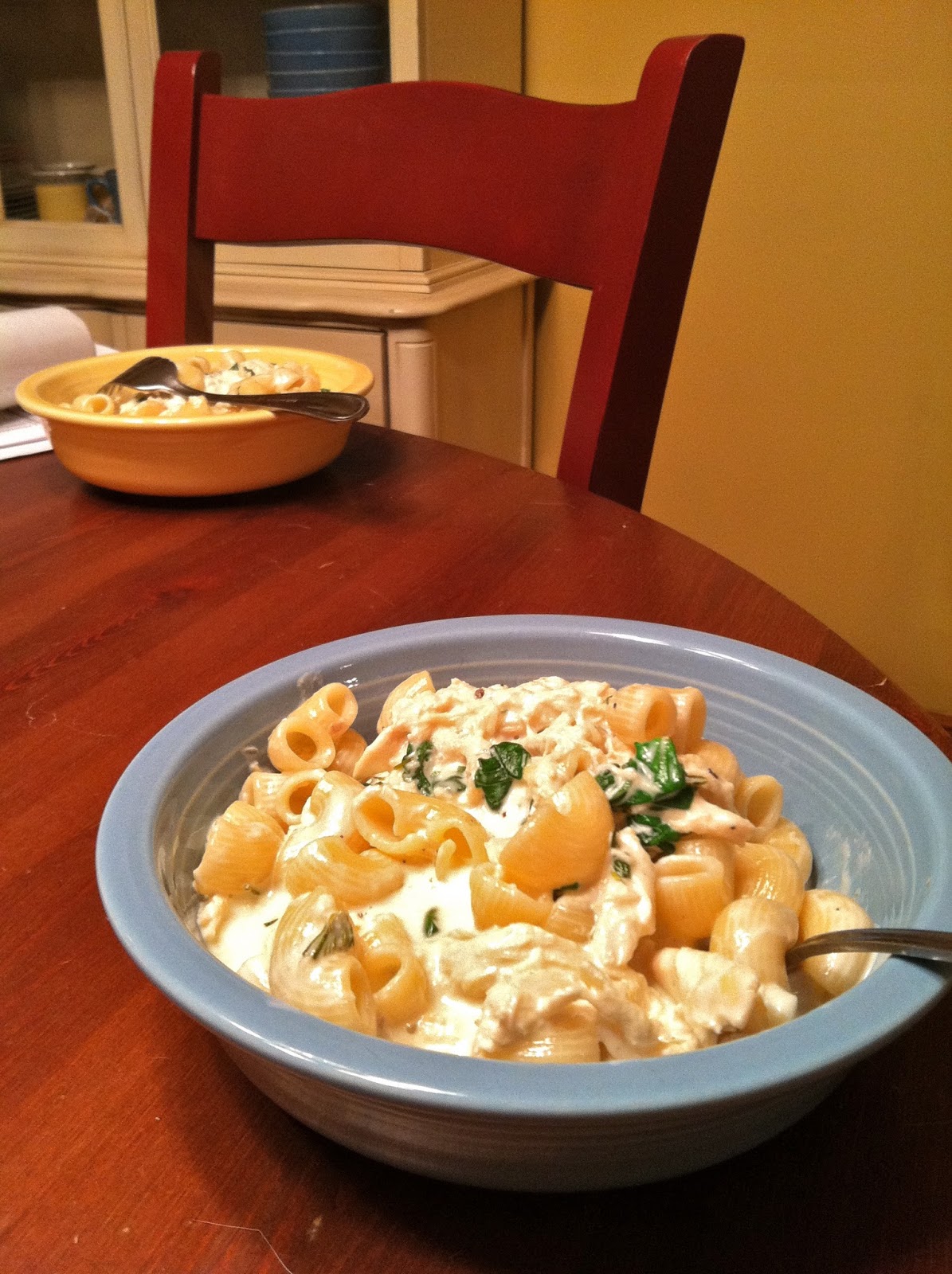 Makin' it in Memphis Make this Spinach Pasta with Chicken.