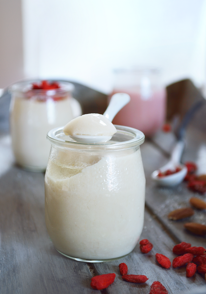 My Sweet Faery Yaourts au lait d'amande Almond milk yogurt