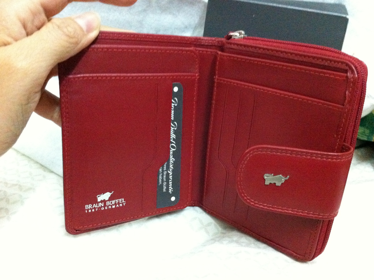 braun buffel wallet ladies