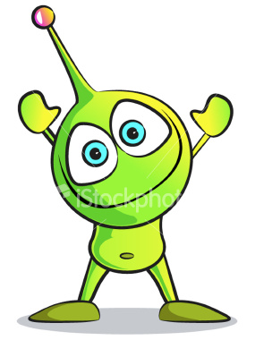 Cartoon Alien Planet