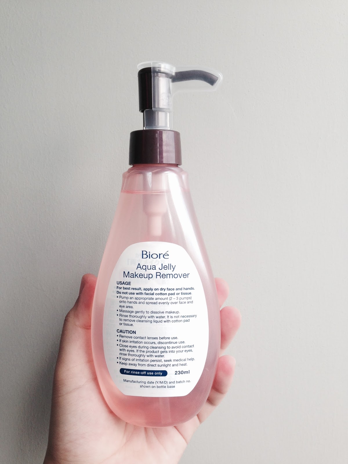 JANICETXY ♥ Product Review Bioré Aqua Jelly Makeup Remover
