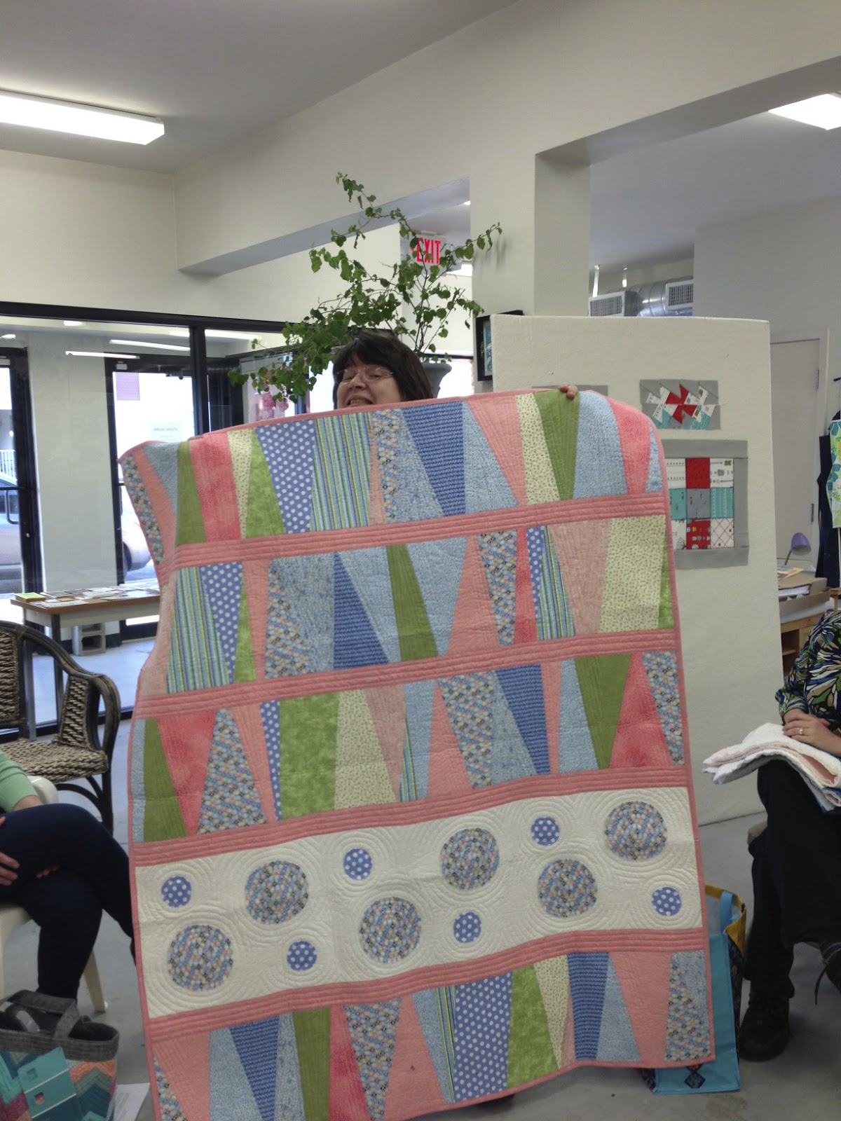 Fort Worth Modern Quilt Guild Wonky Paint Chip Challenge