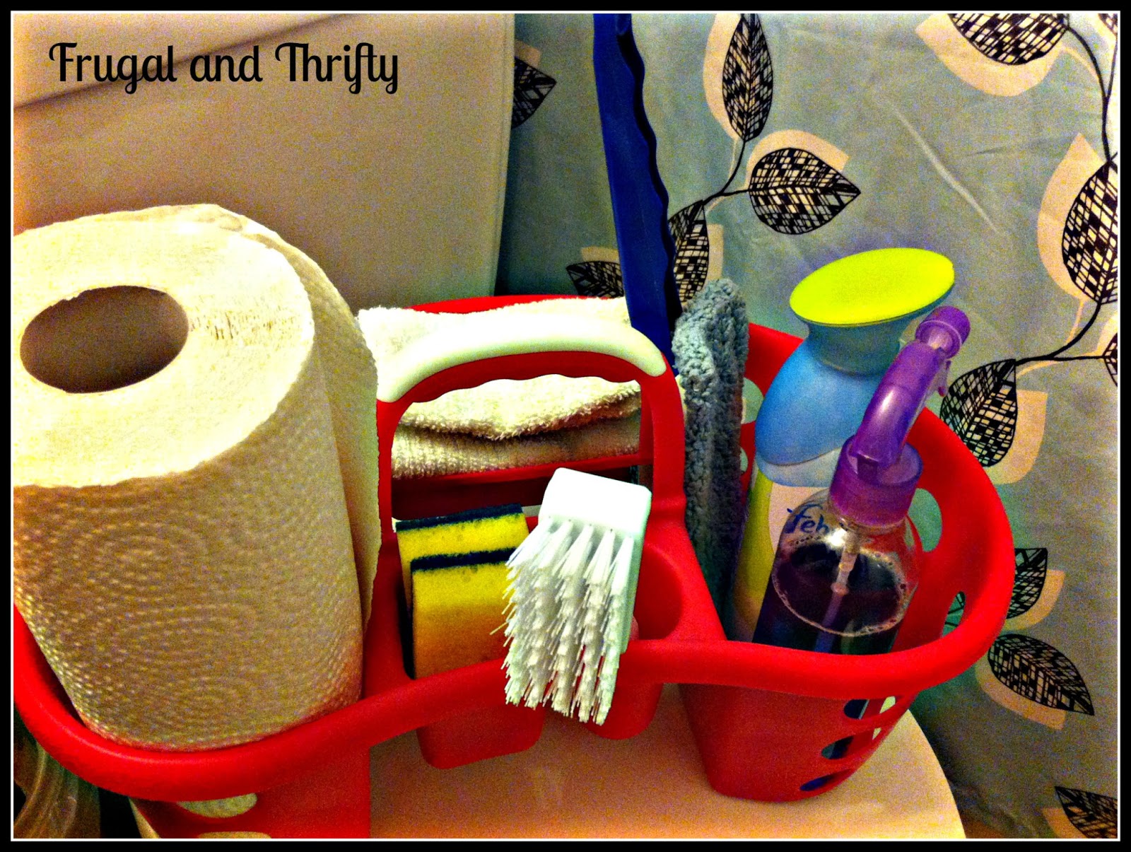 Frugal & Thrifty Cleaning Caddy How To