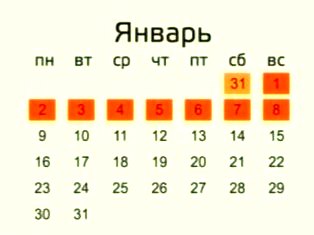 По каким числам все новогодние праздники По каким числам все новогодние праздники