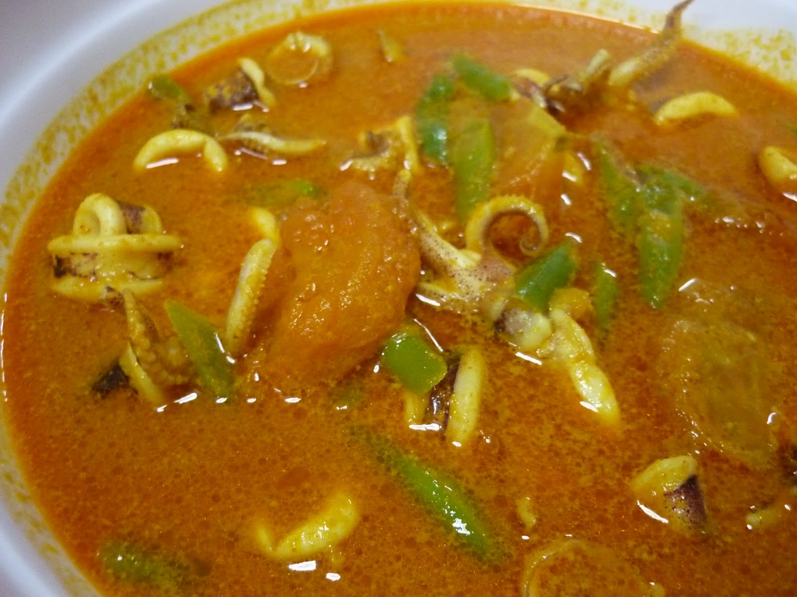 ! Selagi Nadi Ku Berdenyut ! Sotong Masak Kari