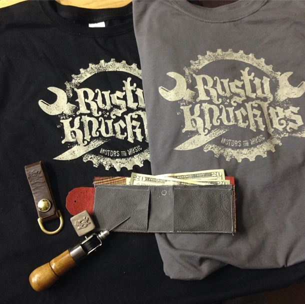 Rusty Knuckles Wrench Knife Logo Merch Rusty Knuckles Motors and