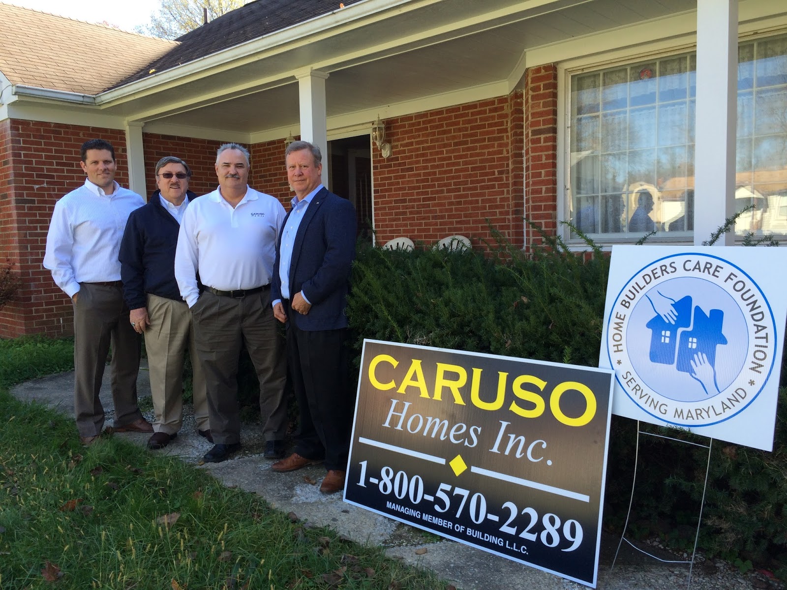 Caruso Homes Leads Charity Build in Bowie Community Builders Maryland
