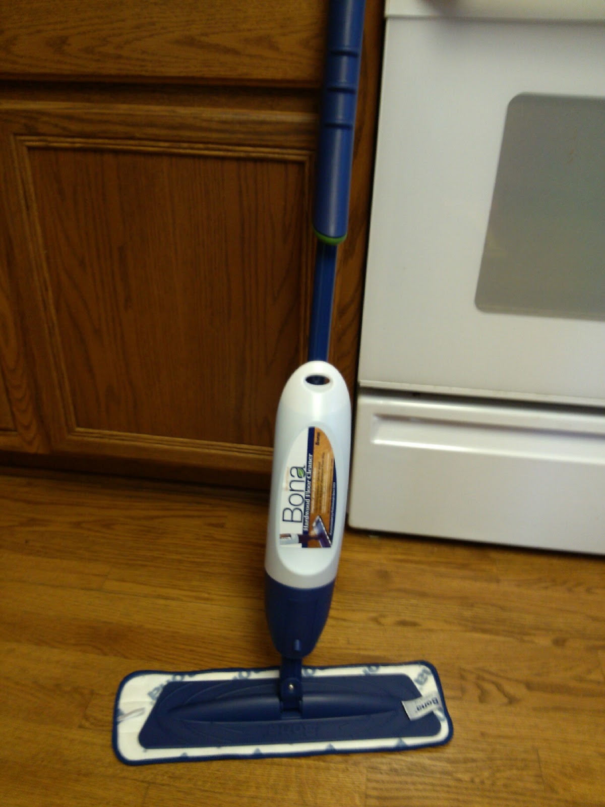 A Lucky Ladybug Bona Hardwood Mop Review and Giveaway