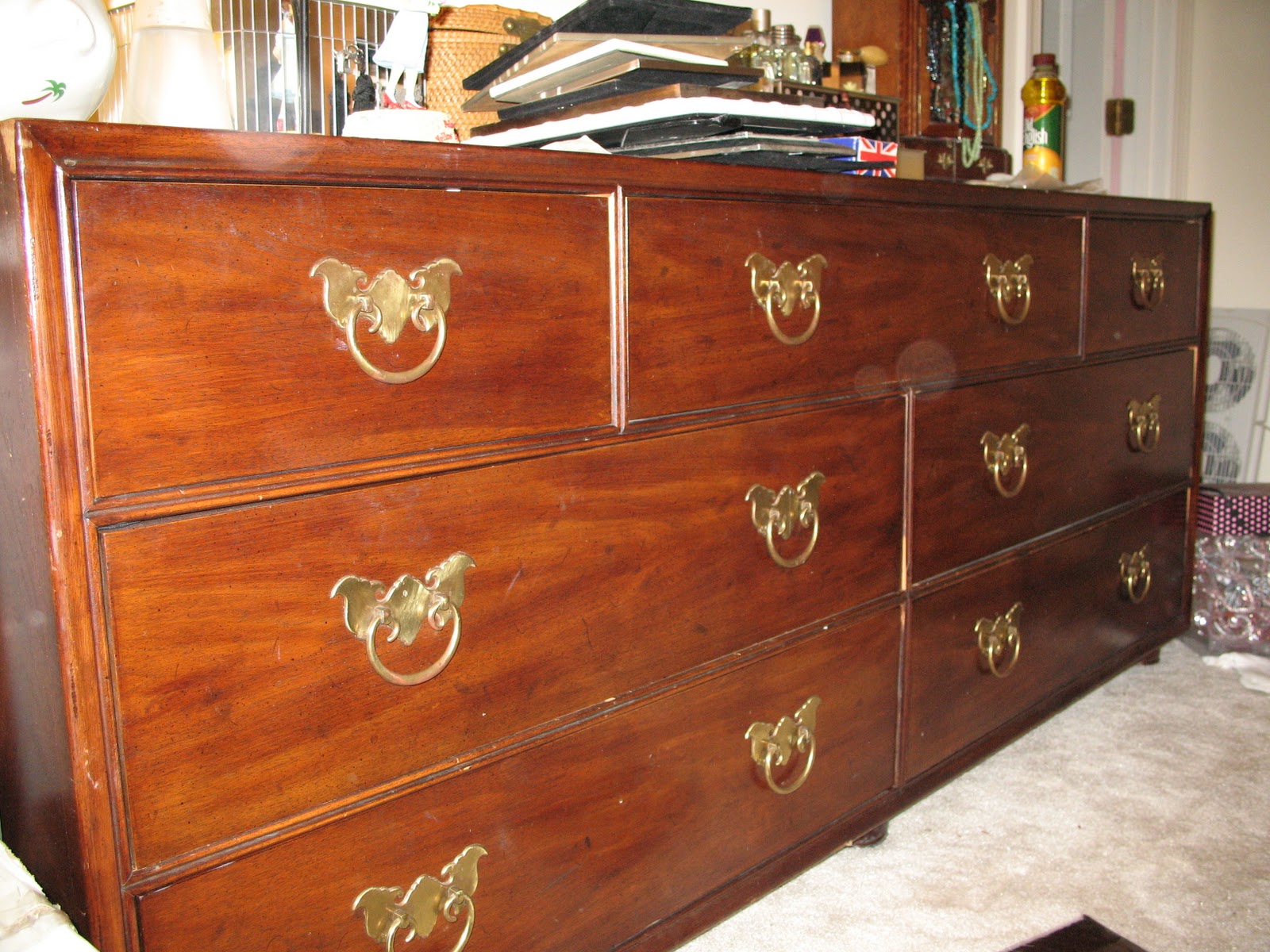 Peahen Pad Mid Century Modern Dresser Makeover