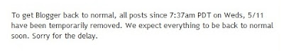 blogger down
