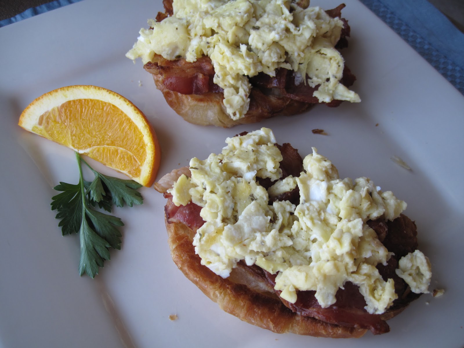 Vintage Kitchen Recipes OpenFaced Egg Sandwich