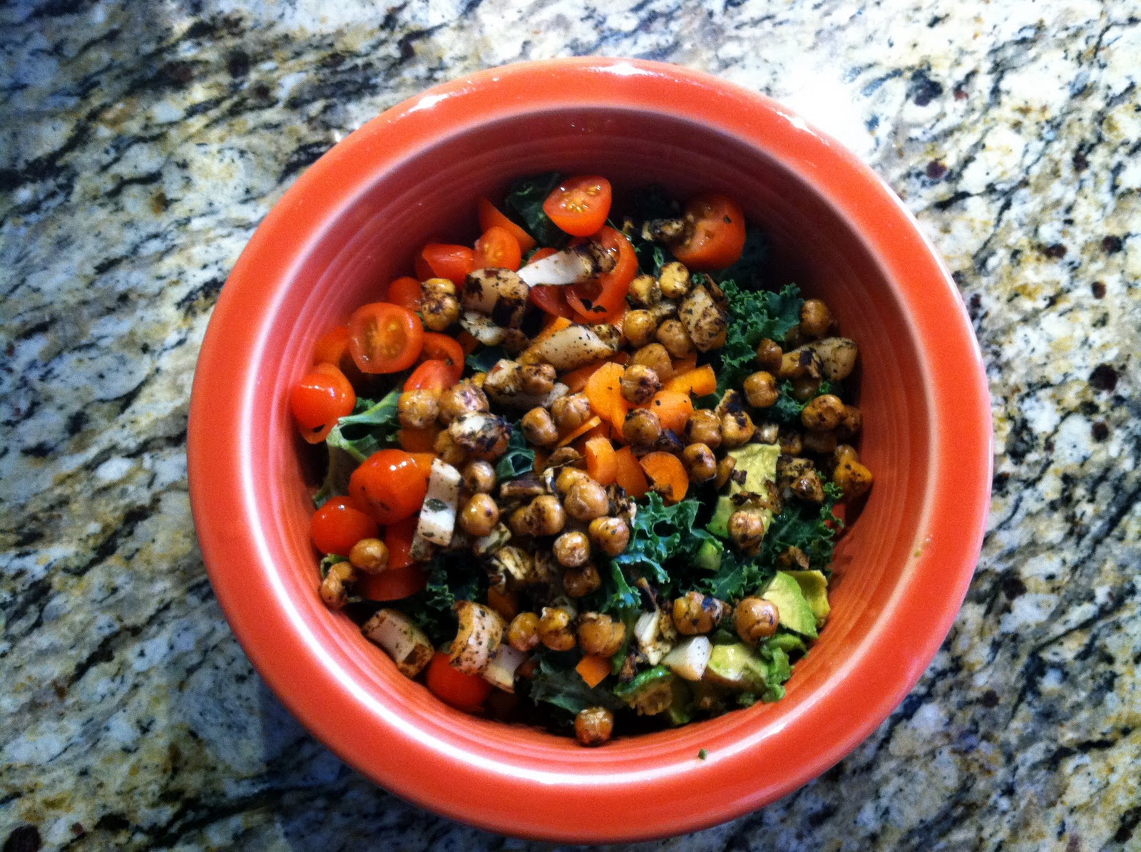 Anna's Table Spicy Chickpea Kale Salad