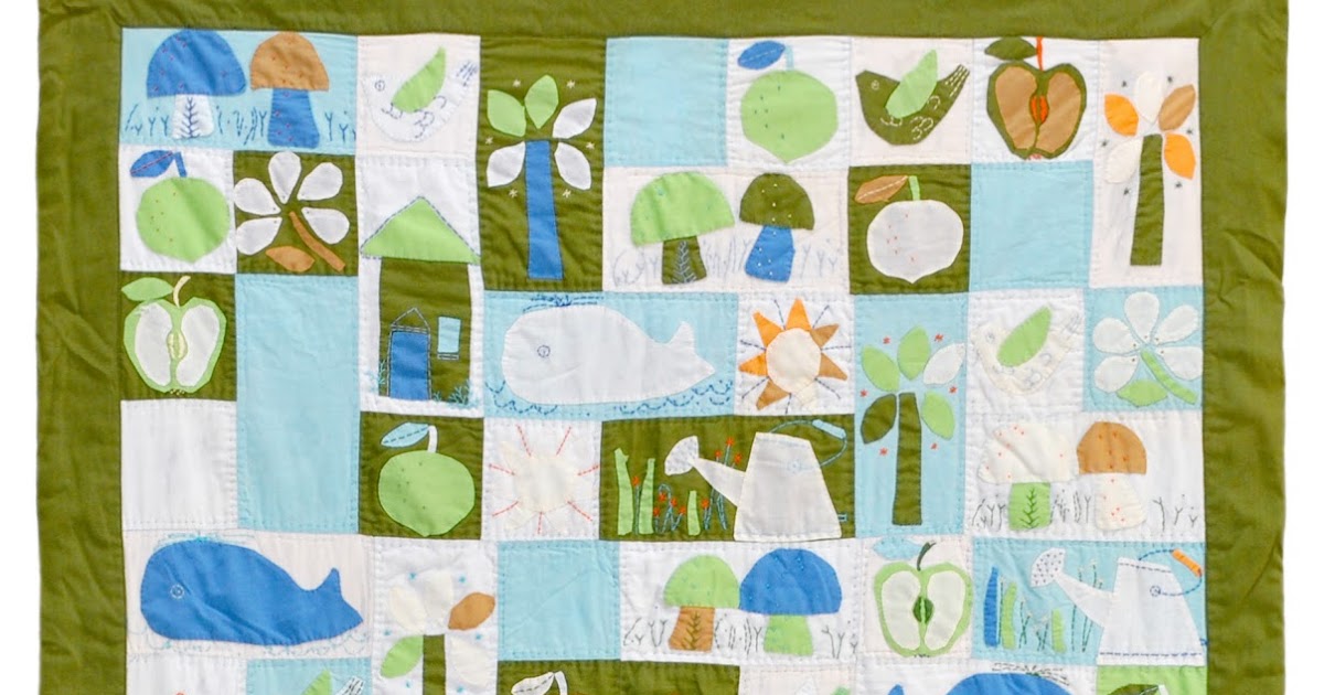 Wonkyworld Child's Quilt, a Jean Ray Laury design