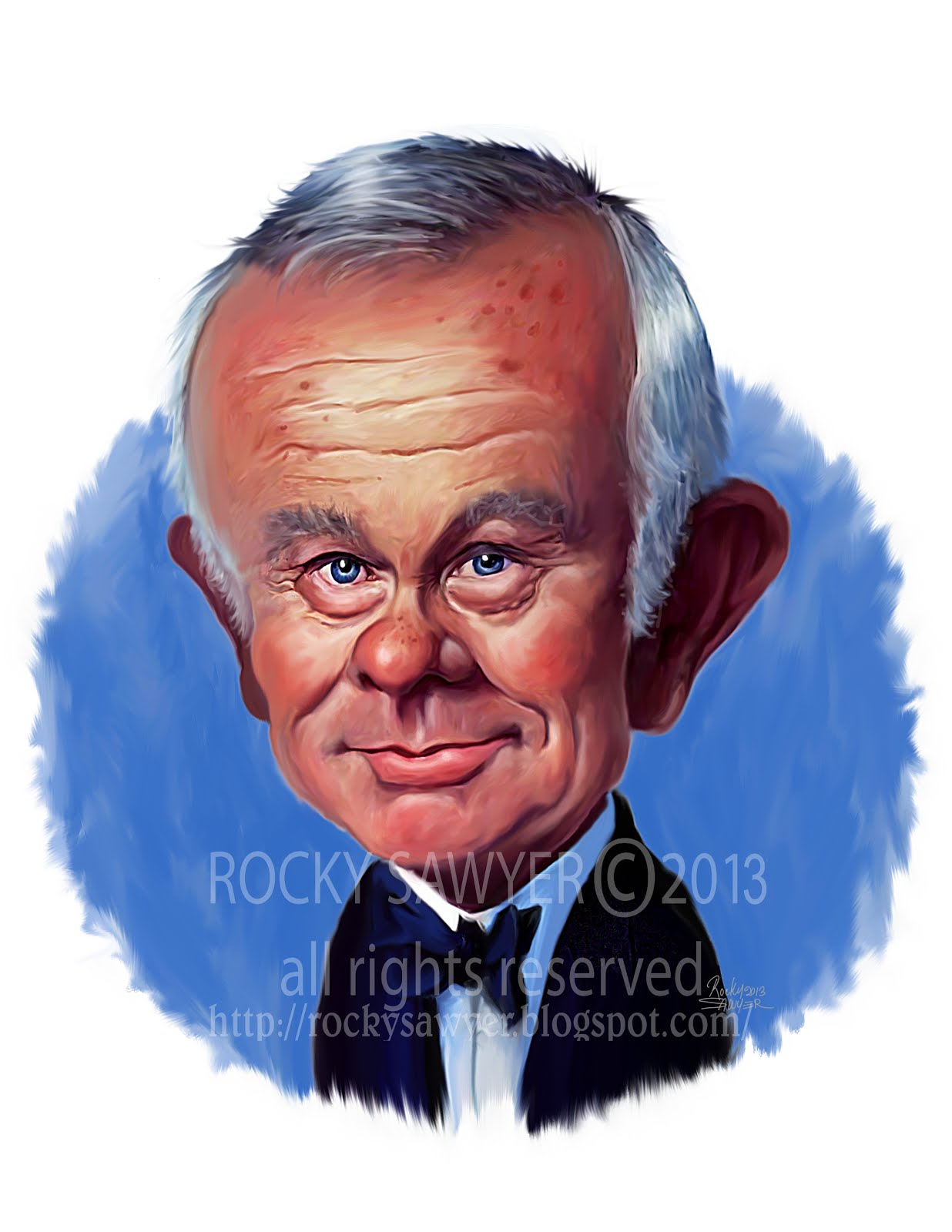 Sawyer Illustration Inc. caricature and cartoon art studio: Johnny Carson