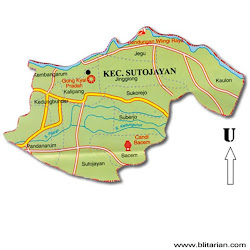 Peta Kecamatan Sutojayan