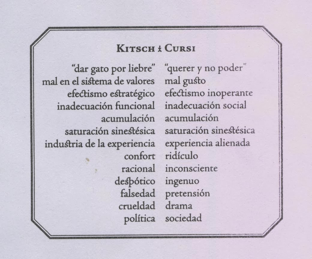Cursi vs. Kitsch_Juan Luis Moraza Lucía Martín
