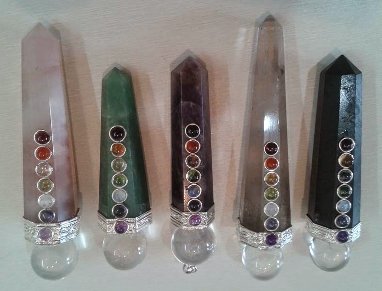 Crystals and Gemstones Crystal and Gemstone Healing Wands