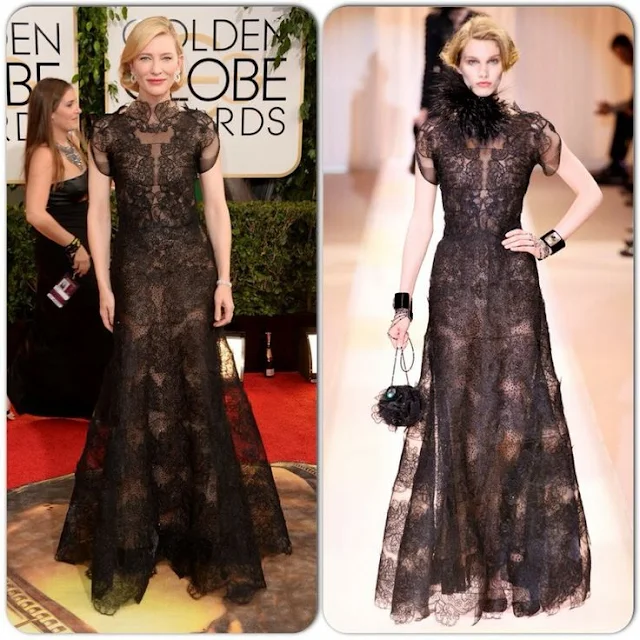 Cate Blanchett in Armani Prive – 2014 Golden Globe Awards 