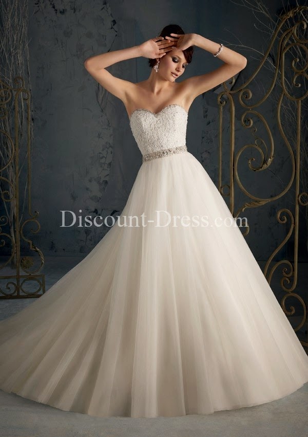  Sweetheart Mermaid Tulle With Appliques Luxury Wedding Dresses