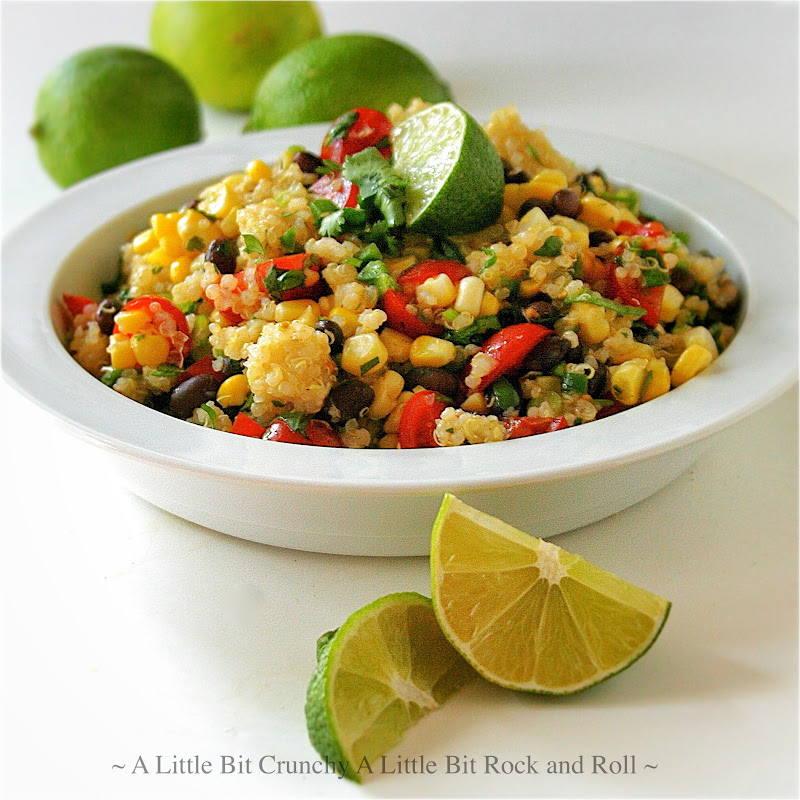 A Little Bit Crunchy A Little Bit Rock and Roll Quinoa Salad with