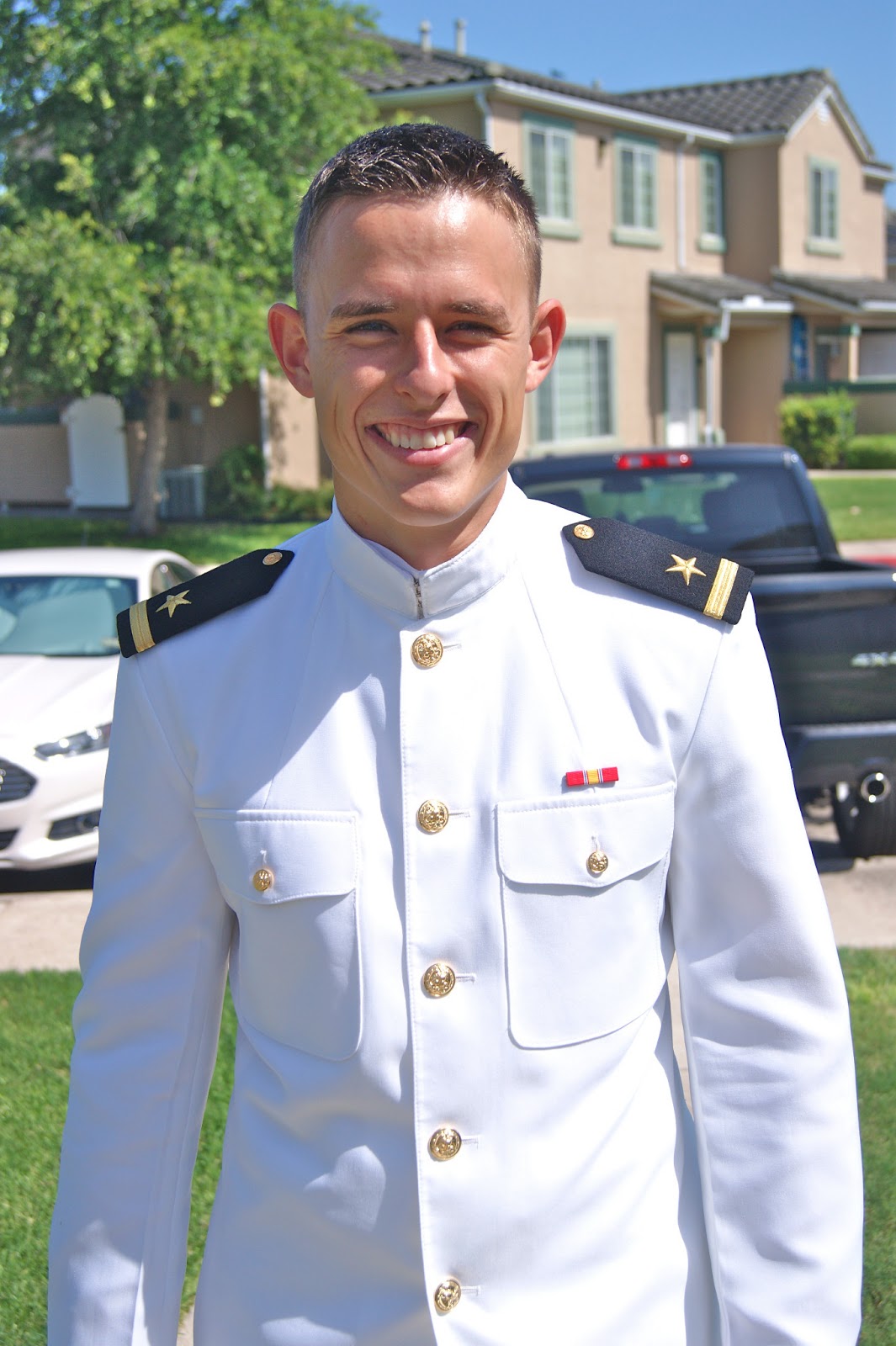 A Man In A Uniform Anchors Aweigh