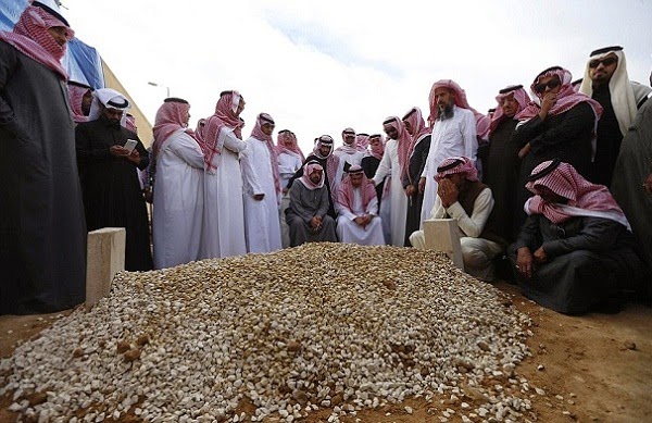 Boqorkii Sacuudiga ee geeriyooday oo lagu aasay Magaalada Riyadh (Daawo Sawirada)