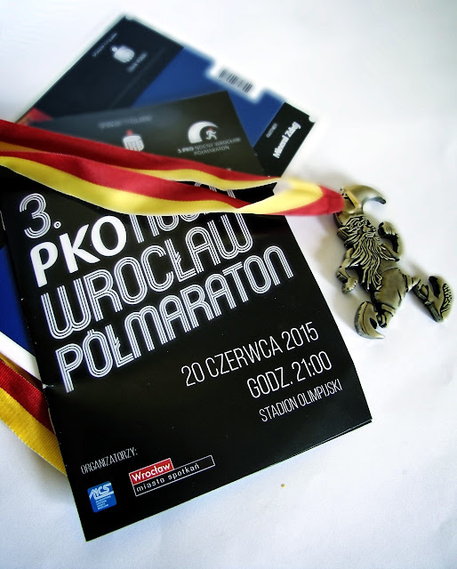 3. PKO Nocny Wrocław Półmaraton - medal