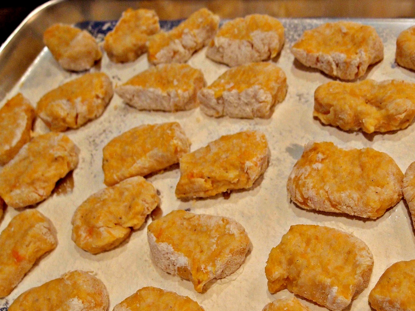 Milk and Honey Pumpkin and Nutmeg Gnocchi with Salami and Oregano Butter