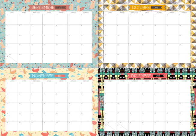 Calendario tríptico imprimible: organiza tu año de forma práctica Calendario tríptico imprimible: organiza tu año de forma práctica