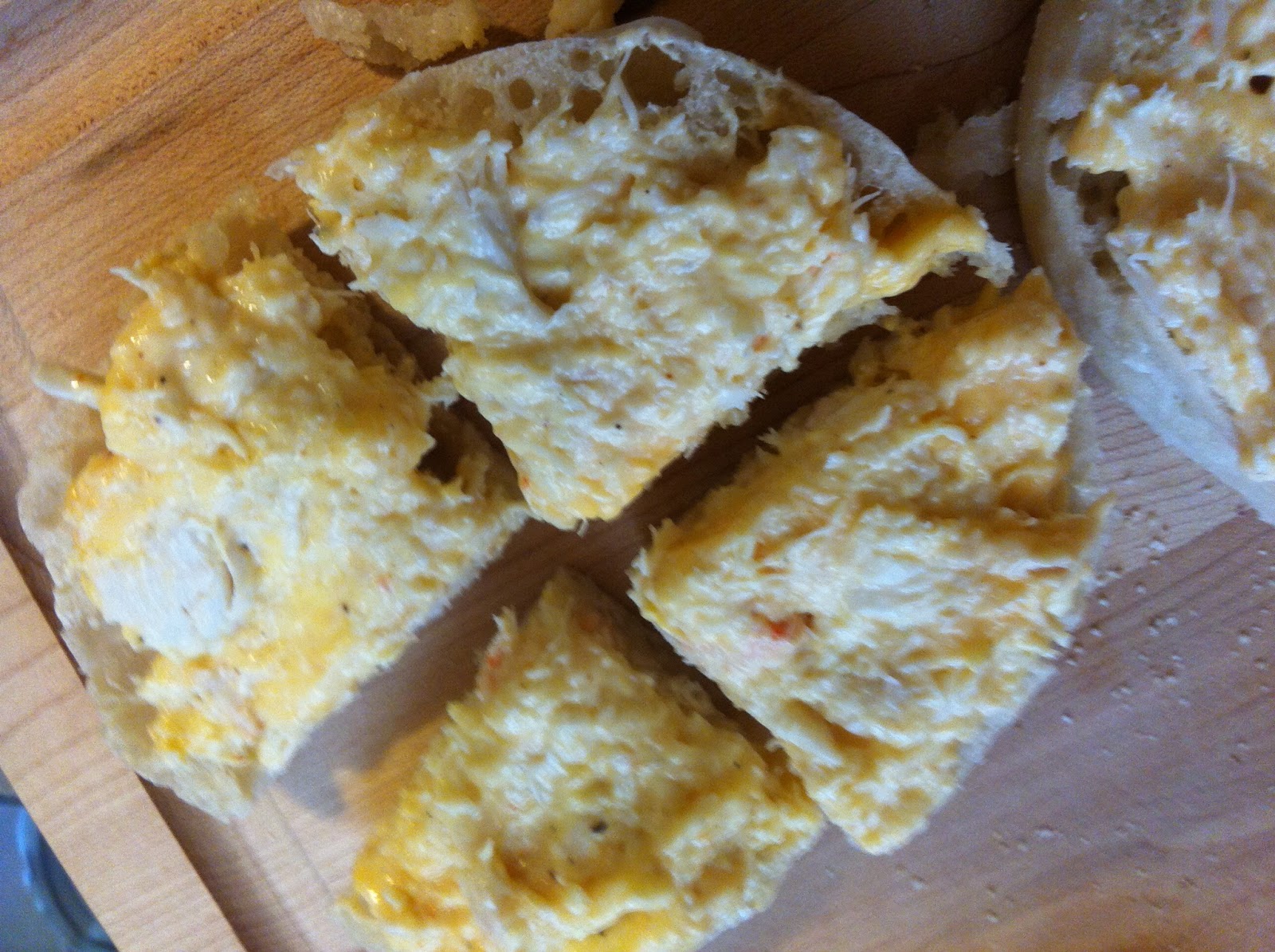 as good as bread Family Recipes Crab Toasts