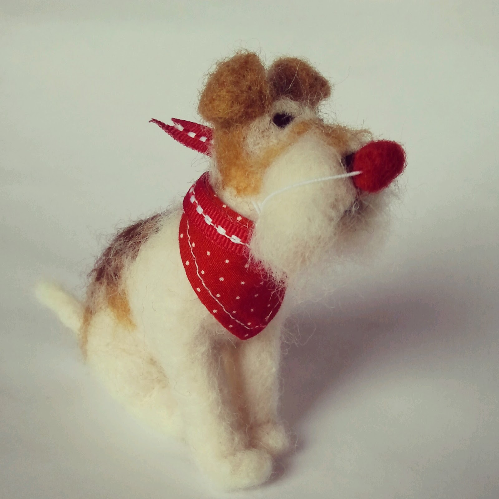 Salty the sea dog , perfect pet for a Red Nose Day Doll!
