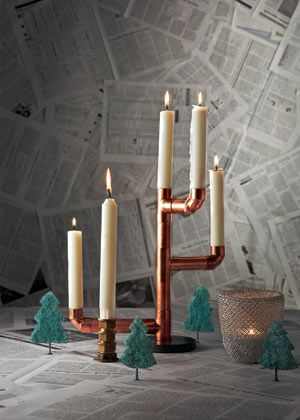 Step by step..... barcelona: diy candelabros de cobre; DIY Ideas Candelabros