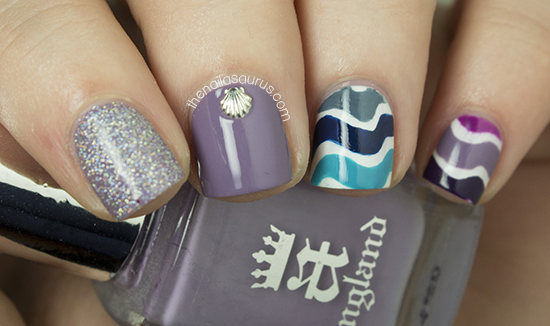 colorful wave nails colorful wave nails