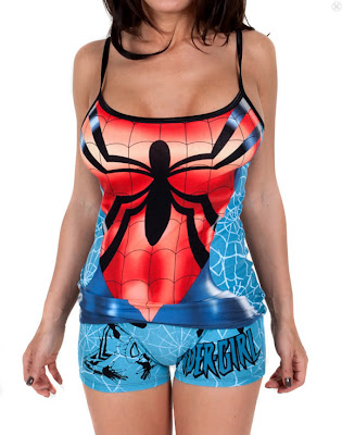 Pijamas Sexy de Heroínas - Spider Girl