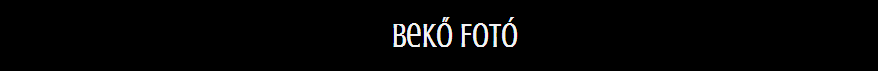 Bekő Fotó            