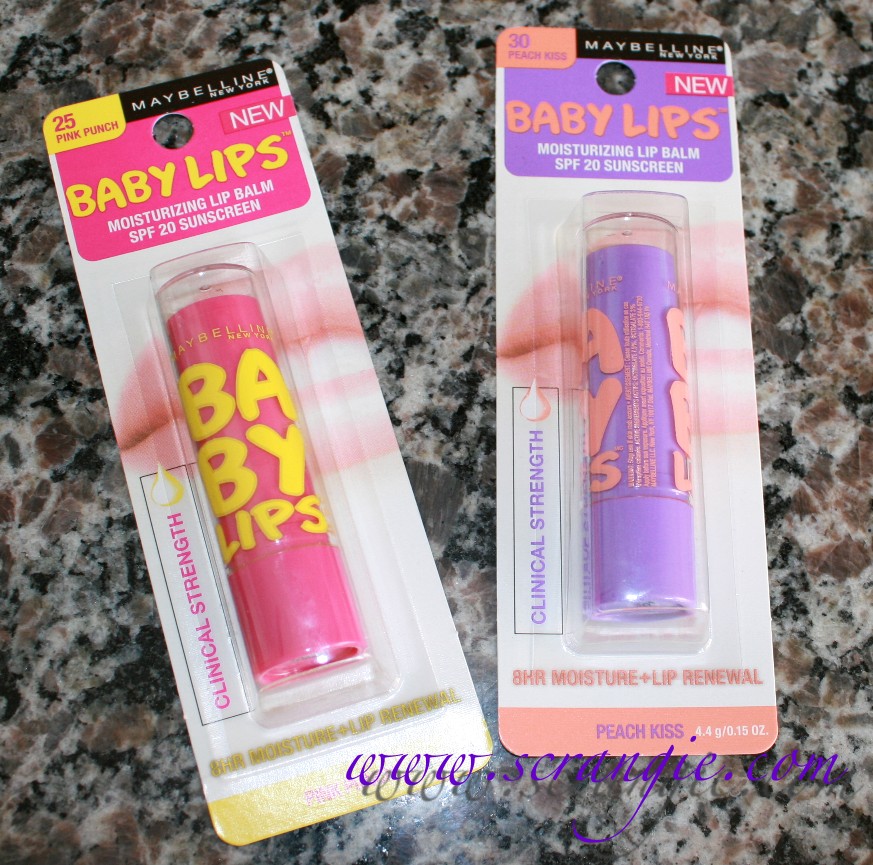 Scrangie Maybelline Baby Lips SPF 20 Moisturizing Lip Balm