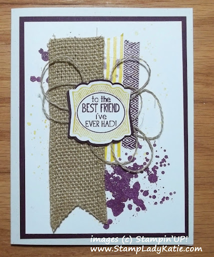 Fall Card made with Stampin'UP!'s Gorgeous Grunge Stamp Set