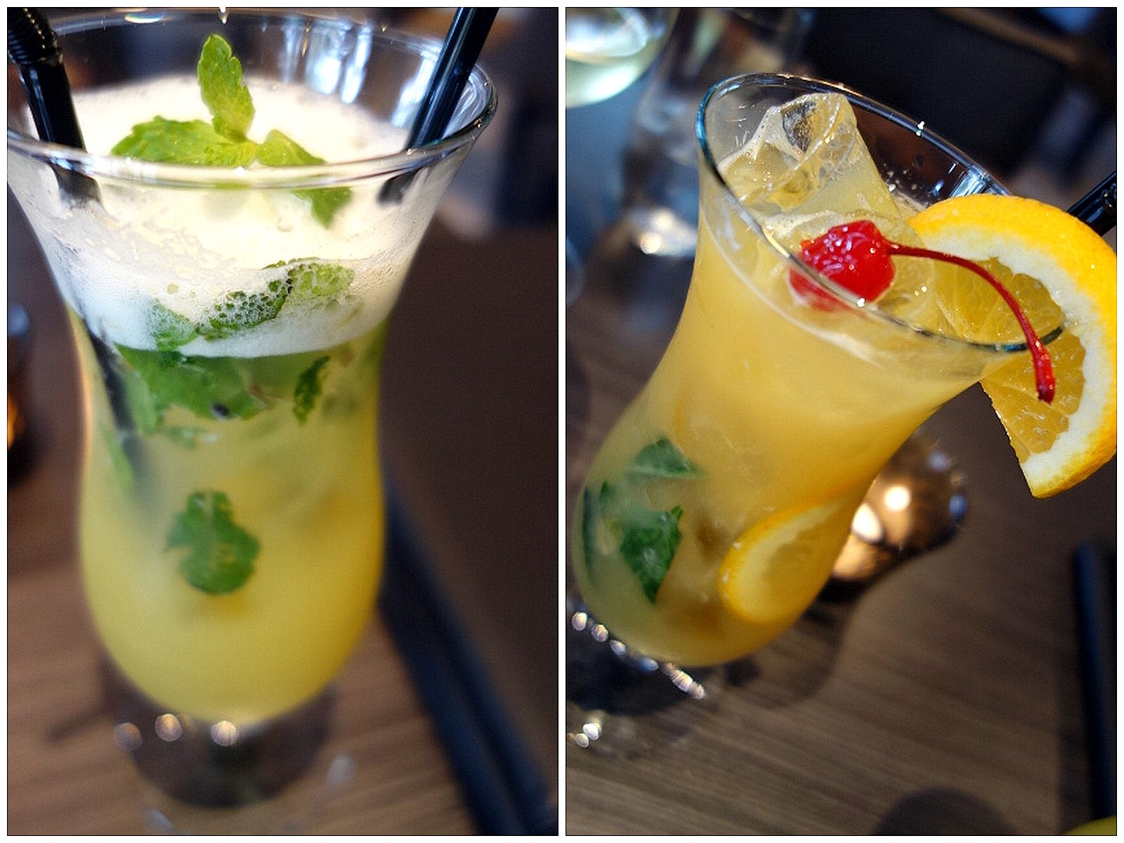 Soleil serves its own EastWest signature cocktails, such as the Soleil