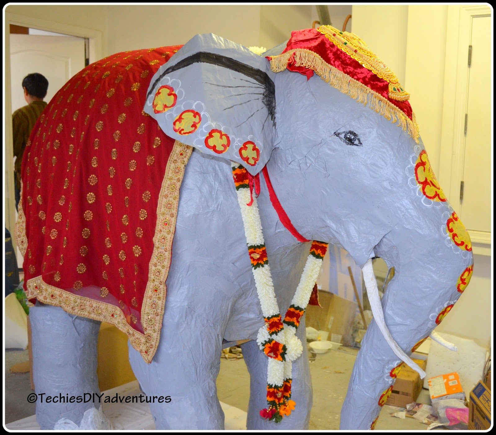 We made a Paper Mache Elephant!!! Techie's DIY Adventures
