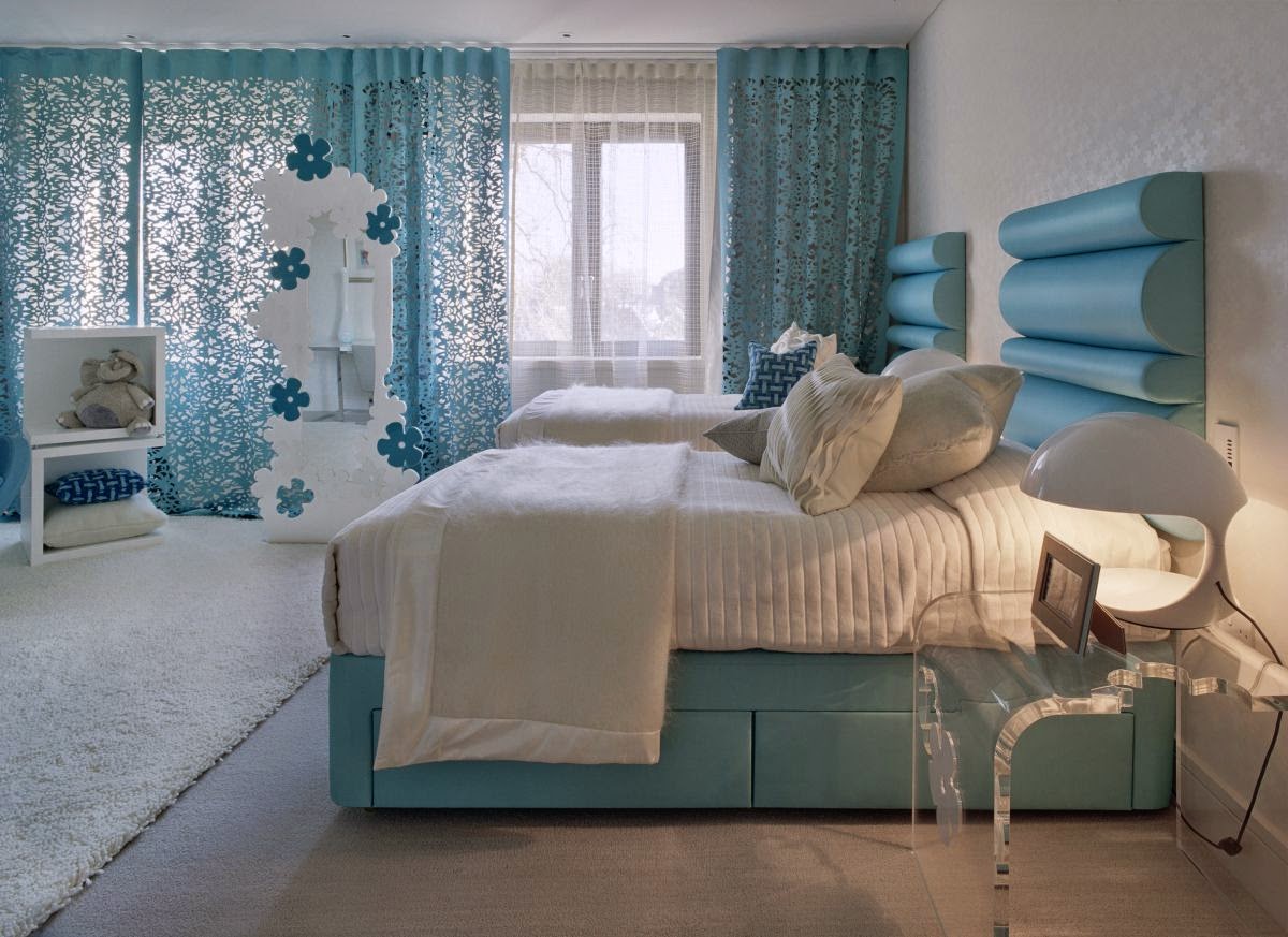 Sky Blue Bedroom Design and Ideas dashingamrit