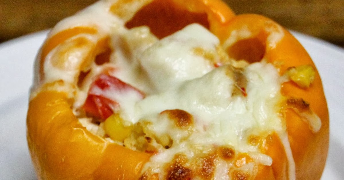 Love from the Kitchen Peppers Stuffed with Chicken, Couscous and Corn