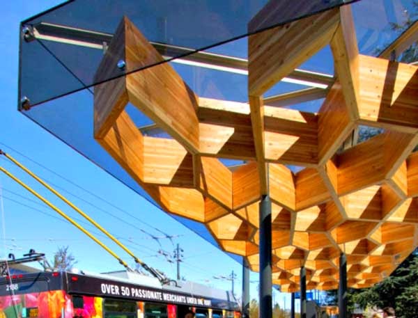 Publics Tree Like Transit Shelters for UBC2