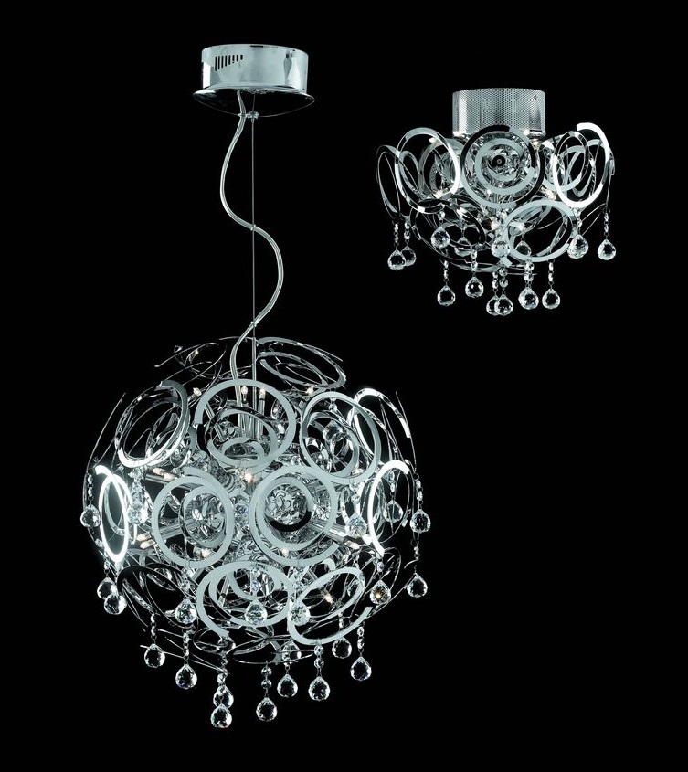 Mi casa....mi hogar: lámparas de cristal modernas de techo Lamparas de cristal modernas