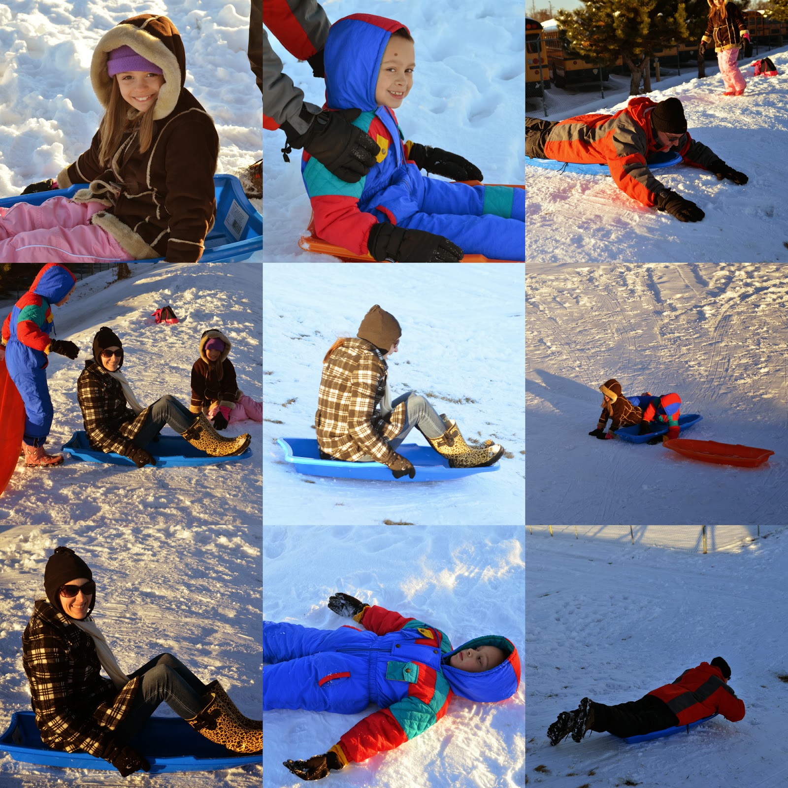 The Sparacino Chronicles Sledding fun!!!