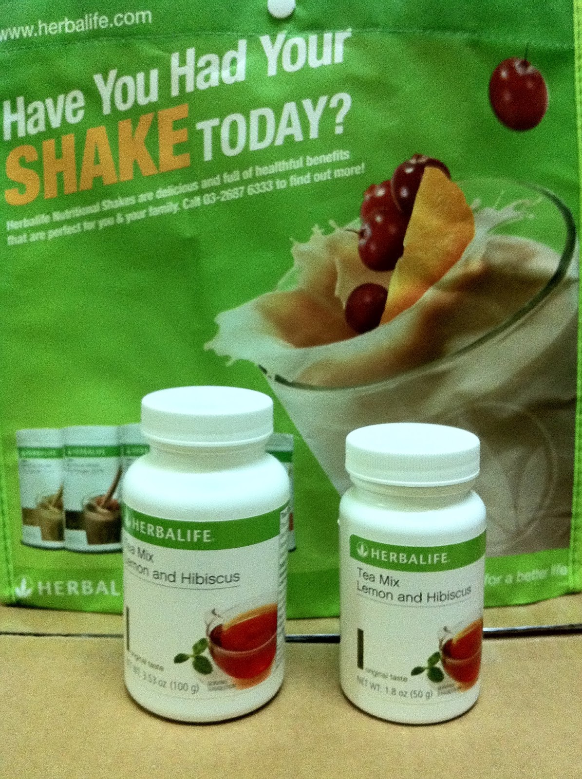 HERBASHAKE4U HERBALIFE Tea Mix Lemon & Hibiscus