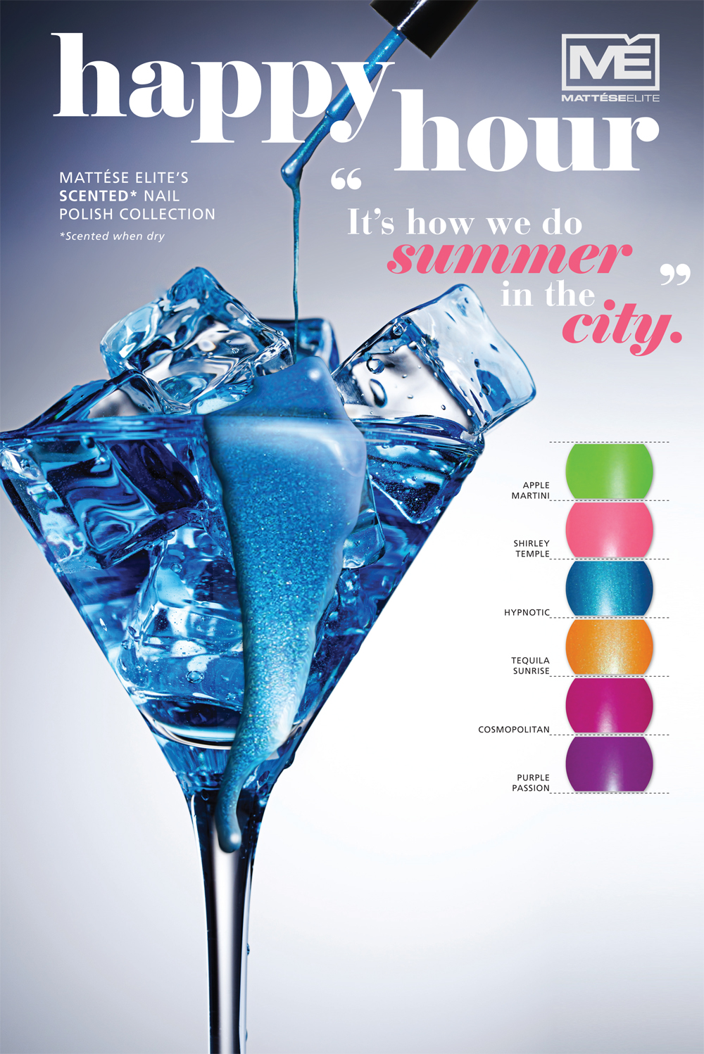 Dèesse Magazine Mattése Elite Nail Polish Scented Summer Collection