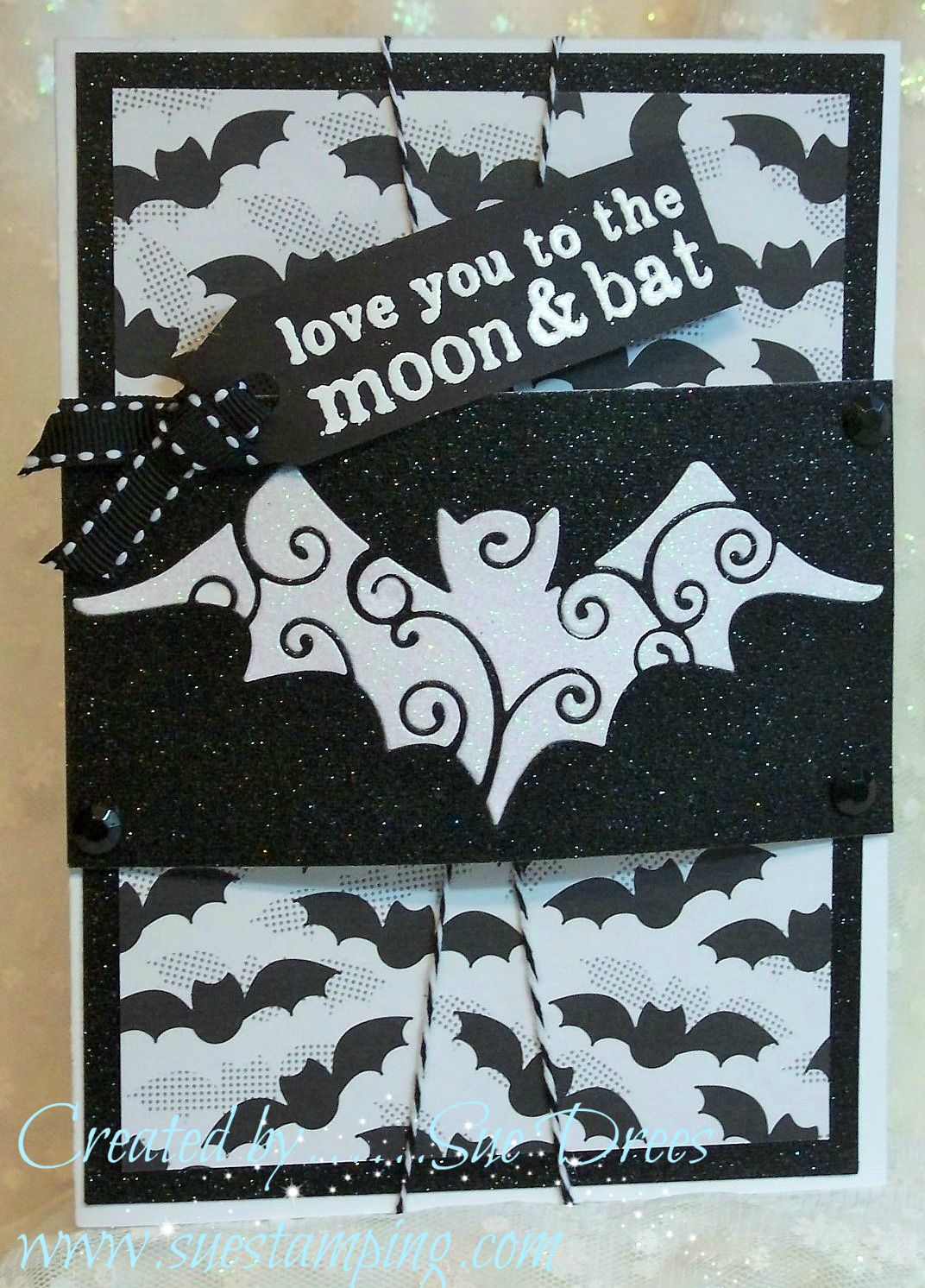Buffalo Stamps & Stuff BSS MONDAY IDEA Bat die Overlay